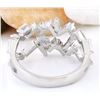 Image 3 : 1.26 CTW Natural Diamond 14K Solid White Gold Ring