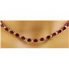 Image 3 : 33.31 CTW Ruby 18K Yellow Gold Diamond Necklace