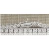 Image 1 : 6.96 CTW Natural Diamond Bracelet In 14K Solid White Gold