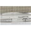 Image 2 : 0.80CTW Natural Diamond Bracelet In 14K White Gold