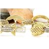 Image 2 : 1.00 CTW Natural Diamond 14K Solid Two Tone Gold Bracelet
