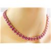 Image 2 : 64.30 CTW Ruby 18K Yellow Gold Diamond Necklace