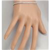 Image 3 : 4.06 CTW Natural Diamond Bracelet In 18K White Gold