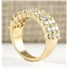 Image 3 : 1.75 CTW Natural Diamond Ring In 18K Yellow Gold