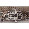 Image 2 : 23.85CTW Natural Tanzanite And Diamond Bracelet In 18K Solid White Gold