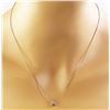 Image 3 : 0.20 CTW Diamond 18K Rose Gold Necklace