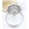 Image 3 : 7.48 CTW Natural Aquamarine 14K Solid White Gold Diamond Ring
