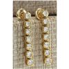 Image 2 : 1.26 CTW Natural Diamond Earrings 14K Solid Yellow Gold