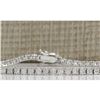 Image 1 : 3.55 CTW Natural Diamond Bracelet In 18K Solid White Gold