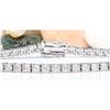Image 1 : 5.00 CTW Natural Diamond 18K Solid White Gold Bracelet