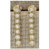 Image 1 : 1.26 CTW Natural Diamond Earrings 18K Solid Yellow Gold
