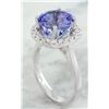 Image 3 : 6.02 CTW Tanzanite 18K White Gold Diamond Ring