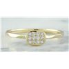 Image 1 : 0.12 CTW 18K Yellow Gold Diamond Ring