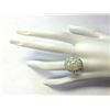 Image 4 : 8.30 CTW Natural Opal And Diamond Ring 14K Solid White Gold