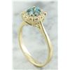 Image 5 : 0.82 CTW Topaz 14K Yellow Gold Diamond Ring