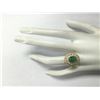 Image 4 : 3.16 CTW Natural Colombian Emerald And Diamond Ring In 14K Yellow Gold