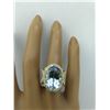 Image 6 : 12.21 CTW Aquamarine 14K Yellow Gold Diamond Ring