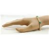 Image 4 : 7.32 CTW Emerald 18K Yellow Gold Diamond Bracelet