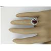 Image 6 : 3.50 CTW Ruby 18K White Gold Diamond Ring