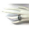 Image 4 : 6.46 CTW Natural Aquamarine And Diamond Ring In 18K Solid White Gold