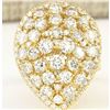 Image 1 : 4.00 CTW Natural Diamond Ring In 14k Yellow Gold