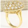 Image 3 : 4.00 CTW Natural Diamond Ring In 14k Yellow Gold