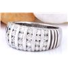 Image 2 : 1.55 CTW Natural Diamond 14K Solid White Gold Ring