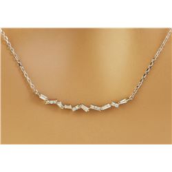0.45 CTW Diamond 14K White Gold  Necklace