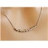 Image 2 : 0.45 CTW Diamond 14K White Gold  Necklace