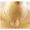 Image 3 : 0.45 CTW Diamond 14K White Gold  Necklace