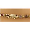 Image 5 : 33.63 CTW Ruby 14K Yellow Gold Diamond Necklace