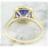 Image 4 : 2.28 CTW Tanzanite 18K Yellow Gold Diamond ring