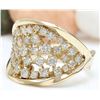 Image 2 : 1.28 CTW Natural Diamond 14K Solid Yellow Gold Ring