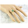 Image 5 : 2.23 CTW Emerald 18K Yellow Gold Diamond Ring