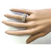 Image 4 : 1.40 CTW Natural Diamond Ring 14k Solid Yellow Gold