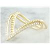 Image 2 : 0.28 CTW Diamond 14K Yellow Gold Double V Ring