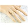 Image 5 : 0.28 CTW Diamond 14K Yellow Gold Double V Ring