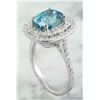 Image 4 : 6.35 CTW Zircon 14K White Gold Diamond Ring