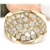 Image 1 : 1.28 CTW Natural Diamond 18K Solid Yellow Gold Ring