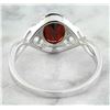 Image 4 : 1.27 CTW Garnet 18K White Gold Diamond Ring
