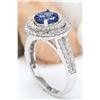 Image 4 : 2.55 CTW Natural Tanzanite 14K Solid White Gold Diamond Ring