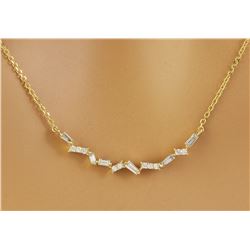 0.45 CTW Diamond 14K Yellow Gold  Necklace