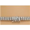 Image 4 : 24.00 CTW Natural Diamond Necklace 18K Solid White Gold