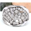 Image 1 : 1.40 CTW Natural Diamond 18K Solid White Gold Ring