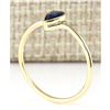Image 3 : 0.52 CTW Natural Sapphire Ring In 18K Yellow Gold