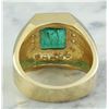 Image 3 : 4.26 CTW Emerald 18K Yellow Gold Diamond Ring