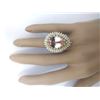 Image 5 : 9.66 CTW Natural Morganite 14K Solid Yellow Gold Diamond Ring