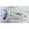 Image 5 : 5.09 CTW Tanzanite 18K White Gold Diamond Ring