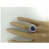 Image 6 : 5.09 CTW Tanzanite 18K White Gold Diamond Ring