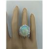 Image 5 : 11.90 CTW Opal 14K Yellow Gold Diamond Ring